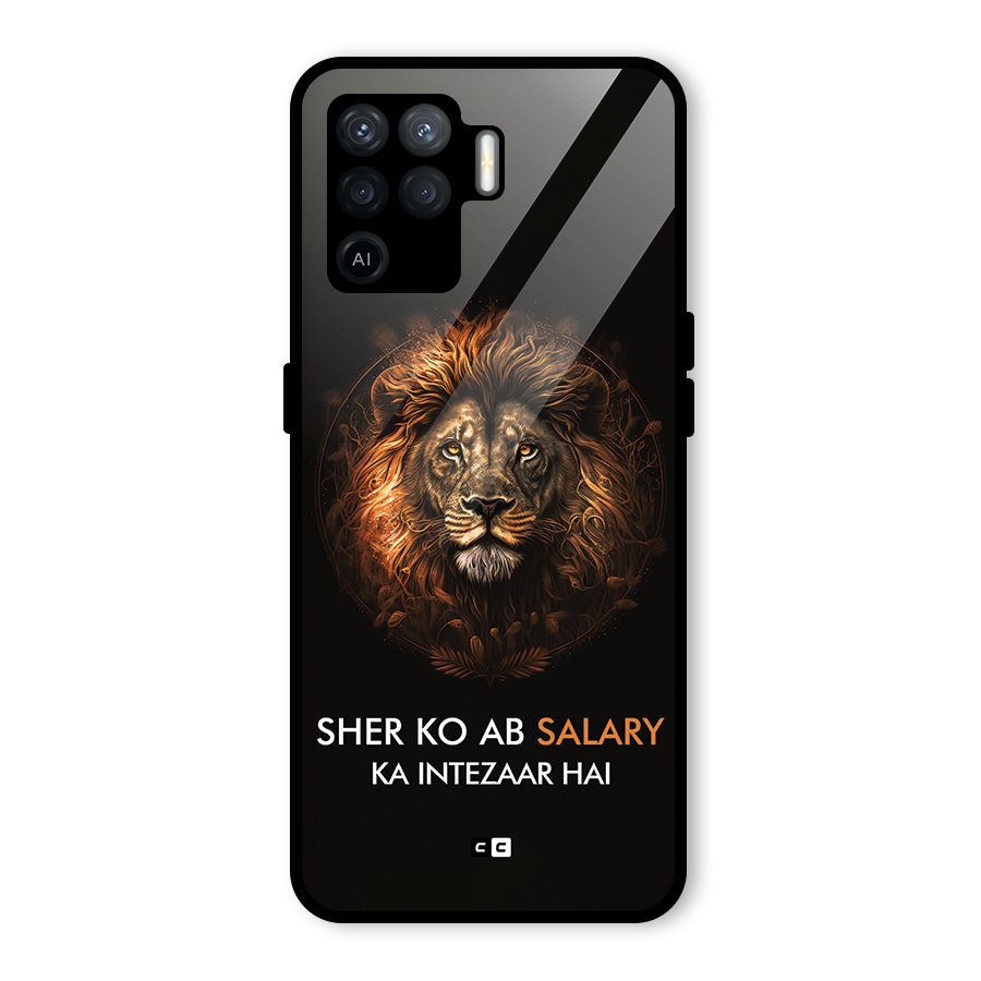 Sher On Salary Glass Back Case for Oppo F19 Pro