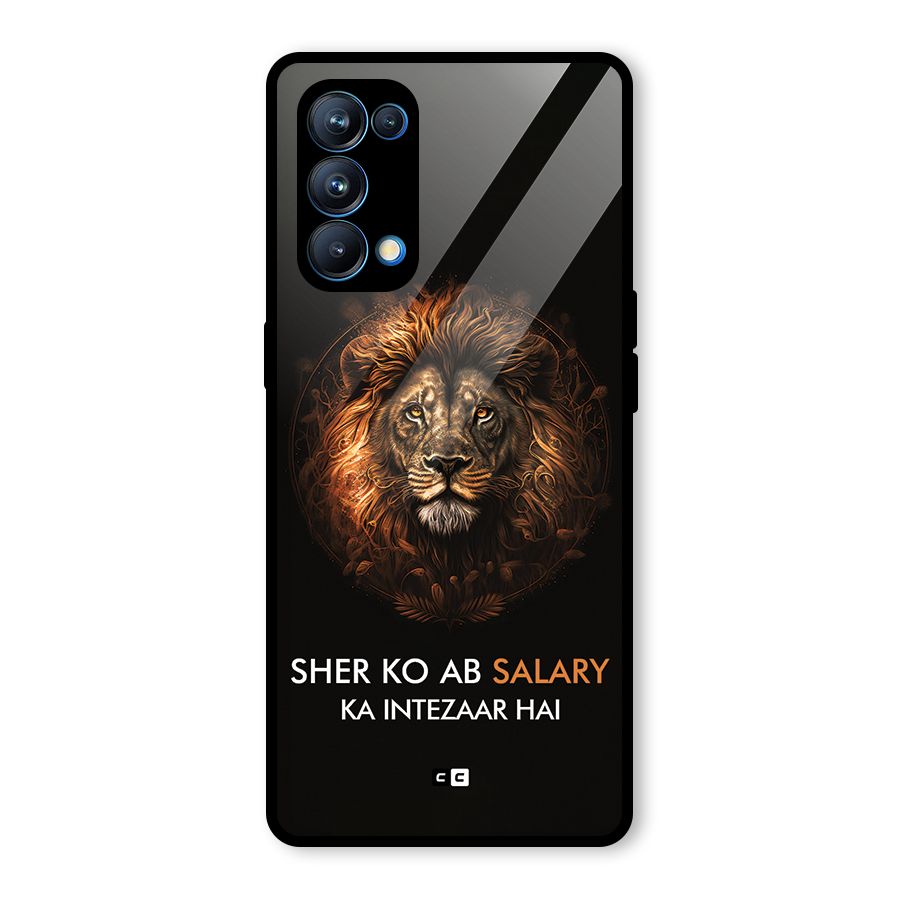 Sher On Salary Glass Back Case for Oppo Reno5 Pro 5G