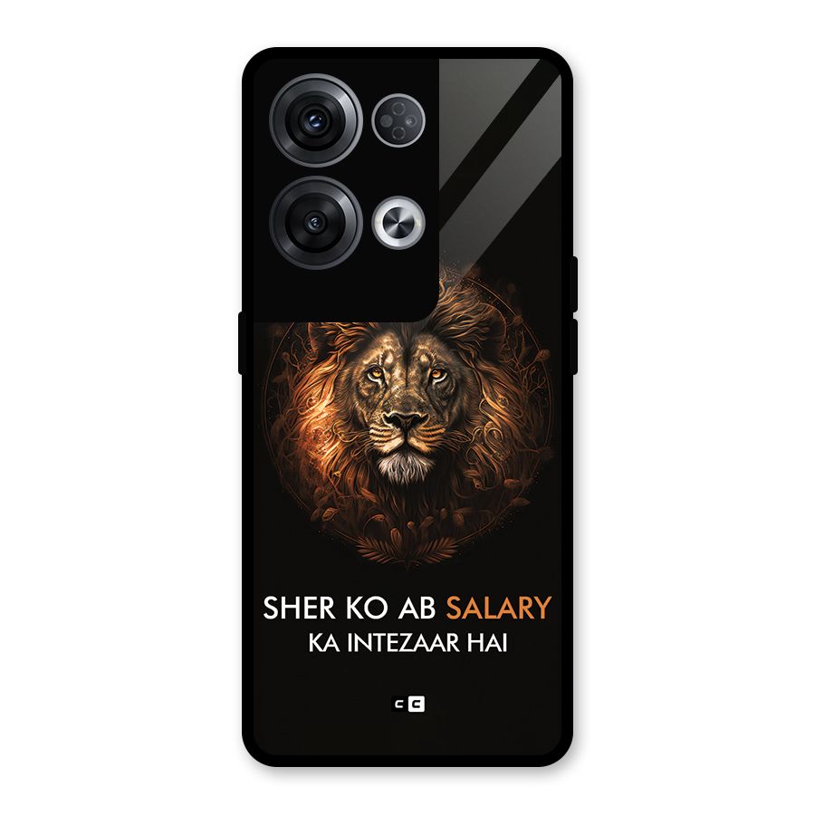 Sher On Salary Glass Back Case for Oppo Reno8 Pro 5G