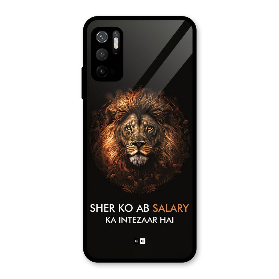 Sher On Salary Glass Back Case for Poco M3 Pro 5G