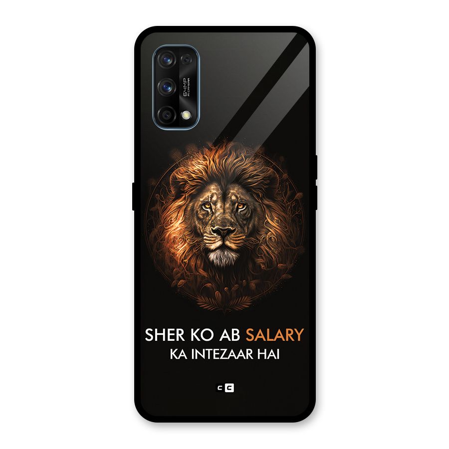 Sher On Salary Glass Back Case for Realme 7 Pro