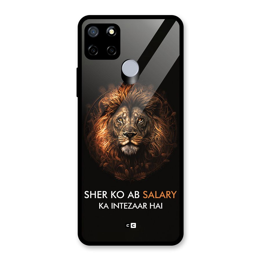 Sher On Salary Glass Back Case for Realme Narzo 20