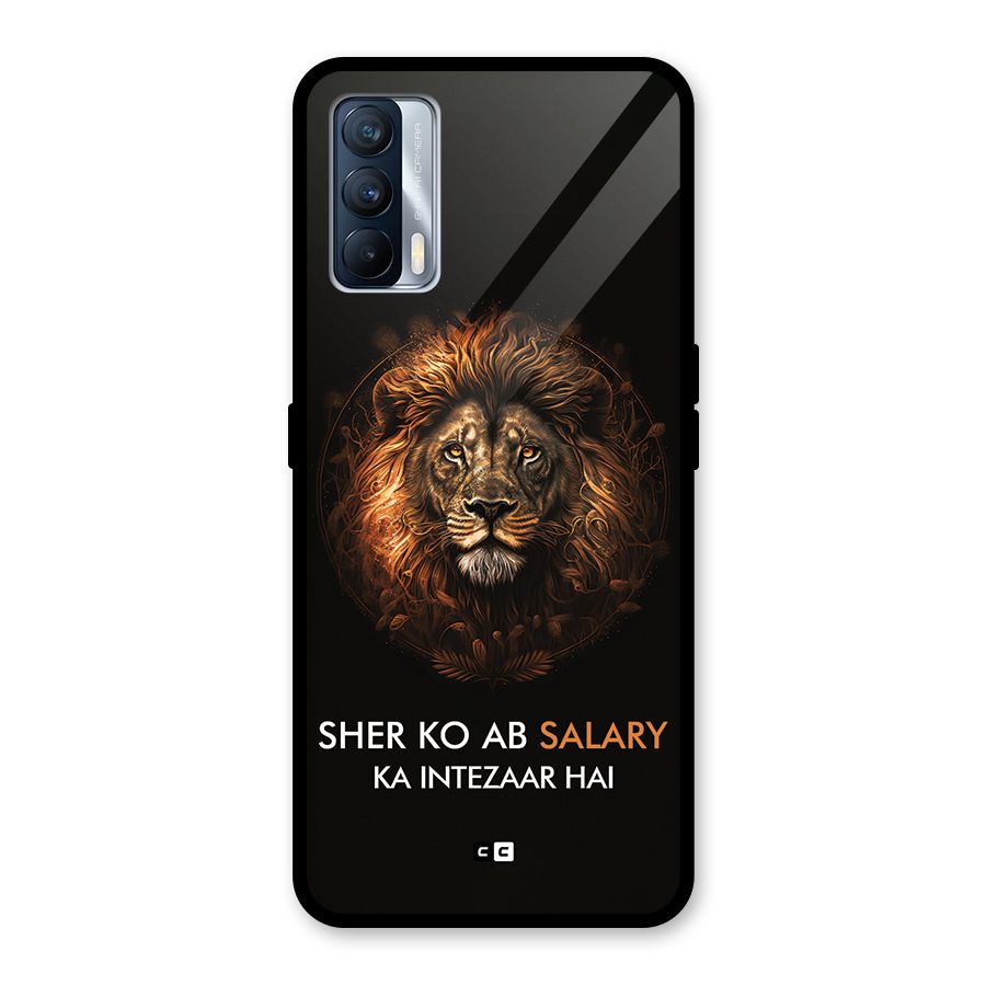 Sher On Salary Glass Back Case for Realme X7