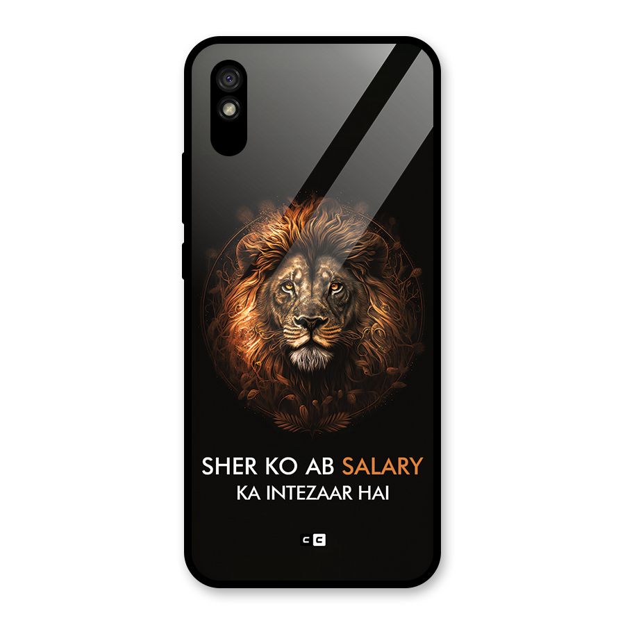 Sher On Salary Glass Back Case for Redmi 9A