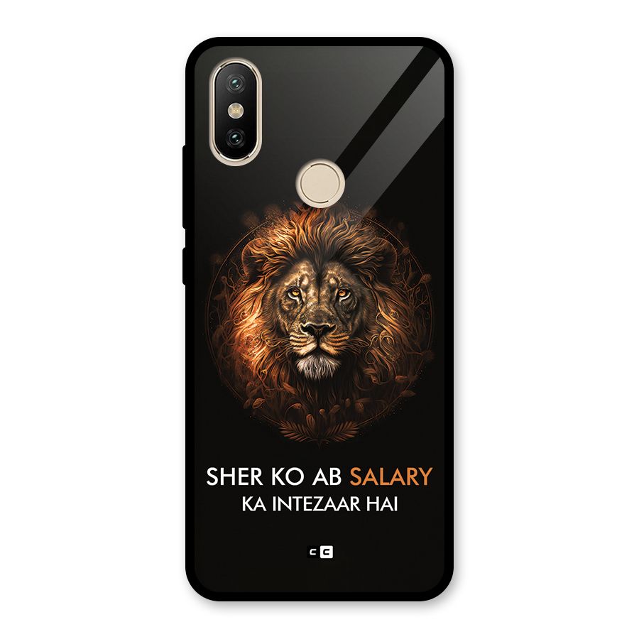 Sher On Salary Glass Back Case for Redmi A1