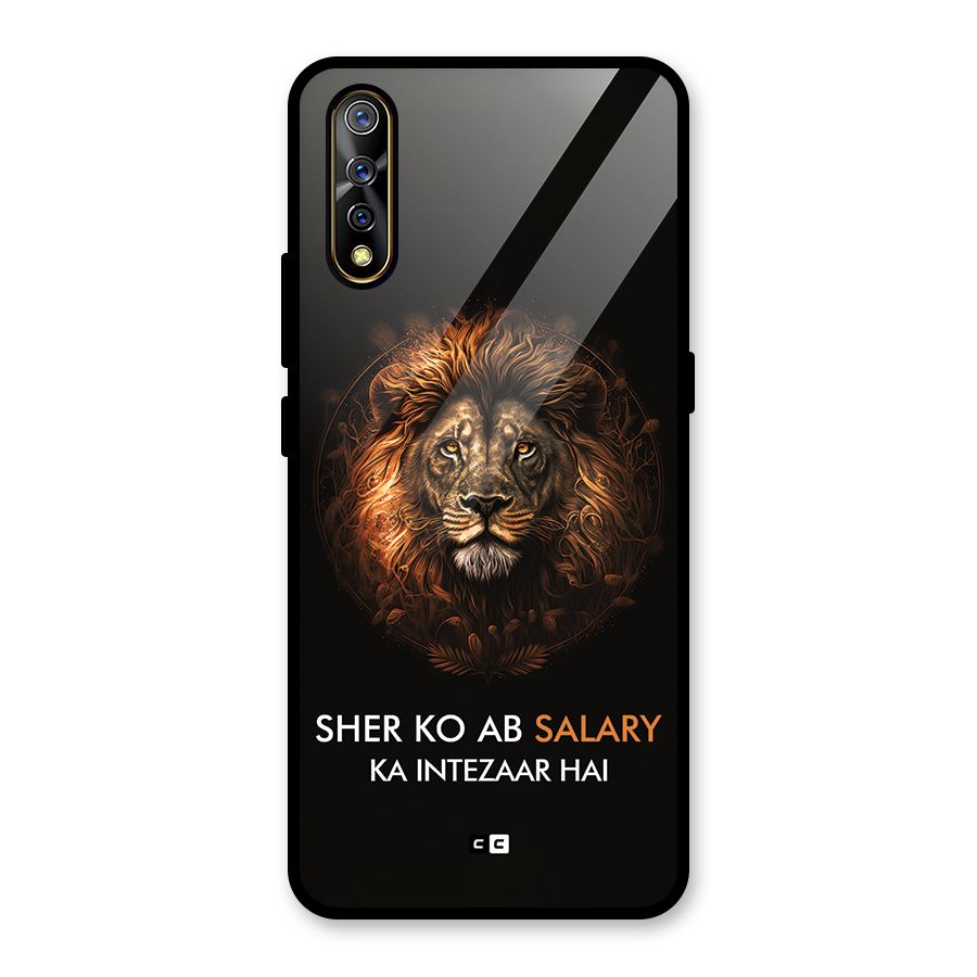 Sher On Salary Glass Back Case for Vivo S1