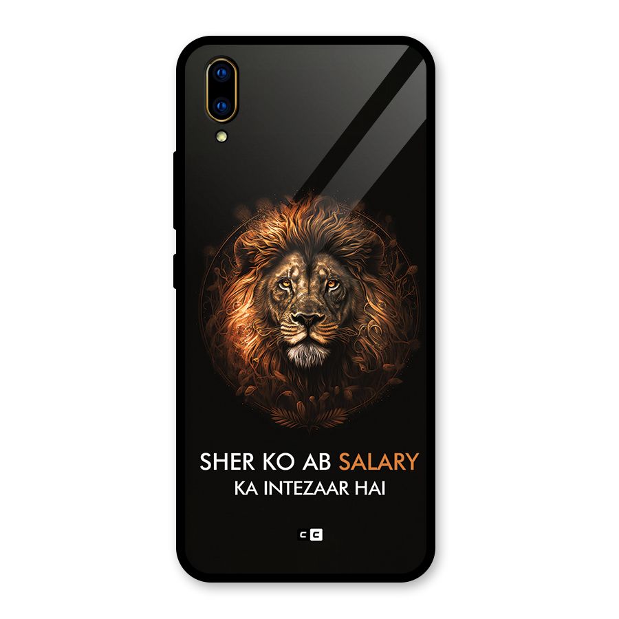 Sher On Salary Glass Back Case for Vivo V11 Pro