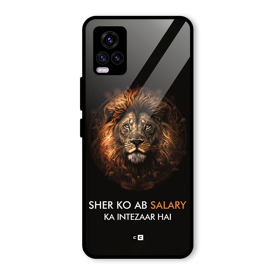 Sher On Salary Glass Back Case for Vivo V20