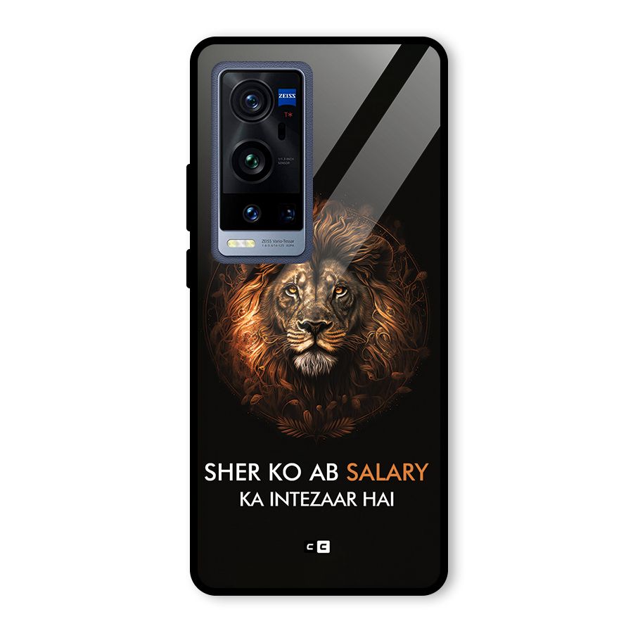 Sher On Salary Glass Back Case for Vivo X60 Pro Plus