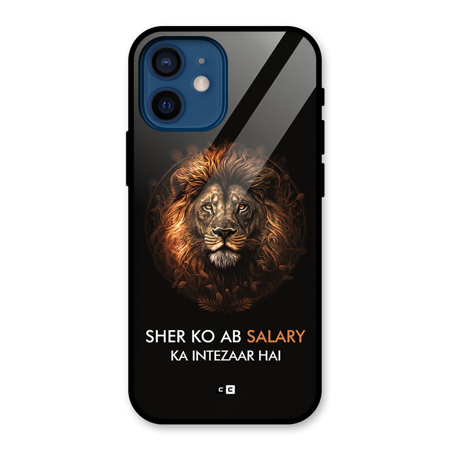 Sher On Salary Glass Back Case for iPhone 12 Mini