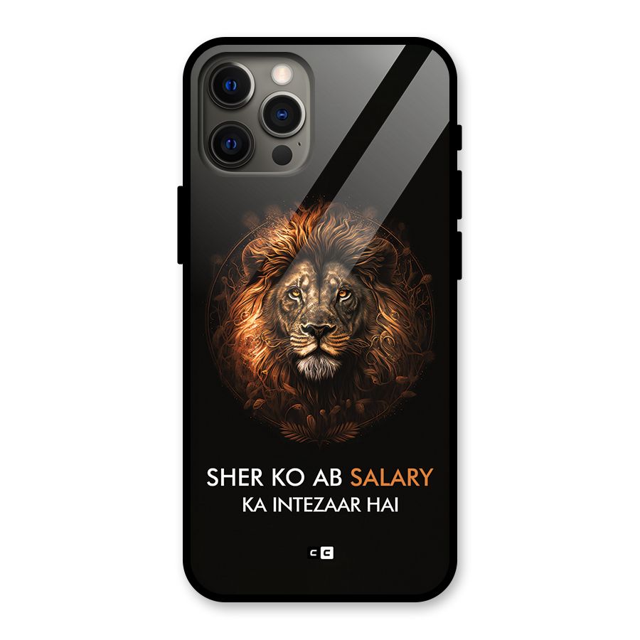 Sher On Salary Glass Back Case for iPhone 12 Pro Max