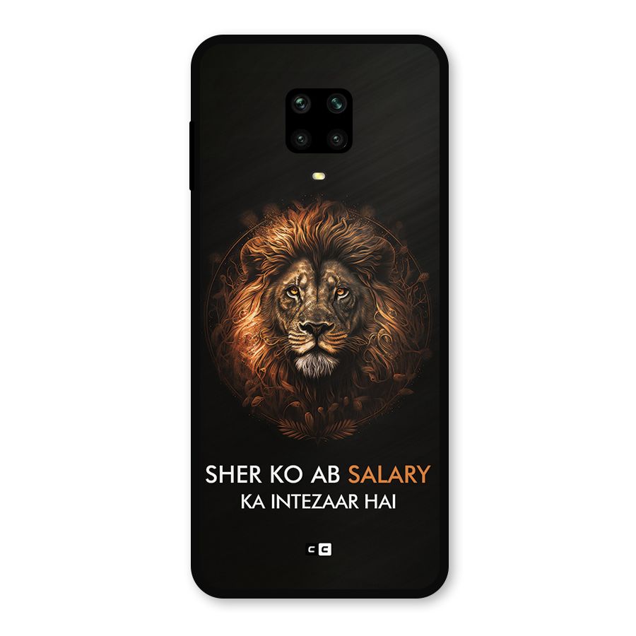 Sher On Salary Metal Back Case for Poco M2