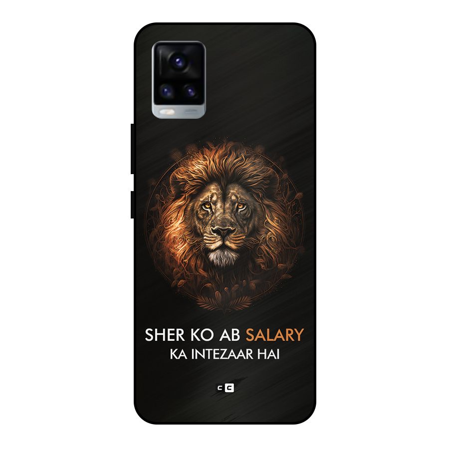 Sher On Salary Metal Back Case for Vivo V20 2021