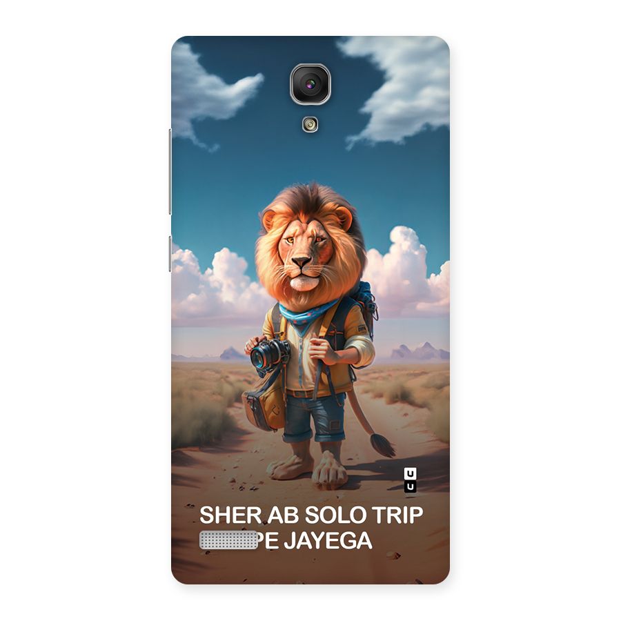 Sher Solo Trip Back Case for Redmi Note Prime