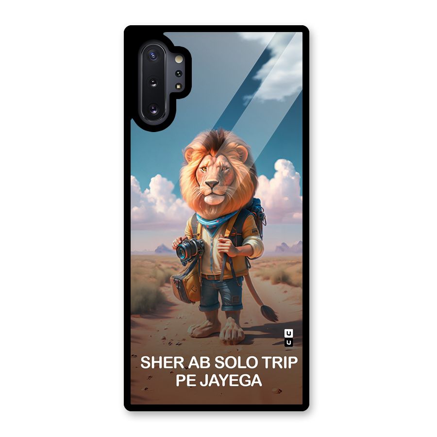 Sher Solo Trip Glass Back Case for Galaxy Note 10 Plus