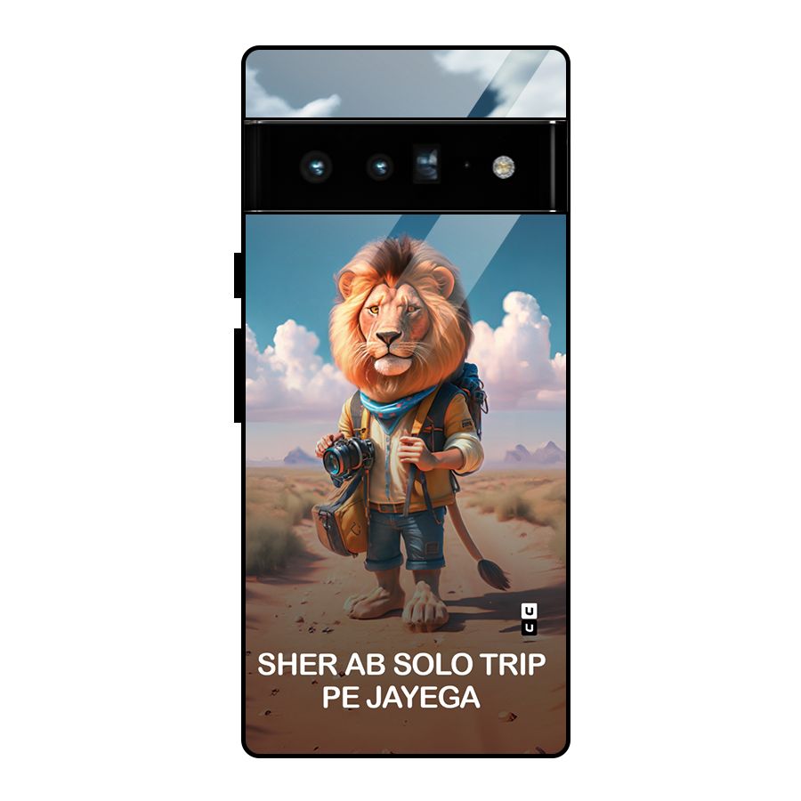 Sher Solo Trip Glass Back Case for Google Pixel 6 Pro