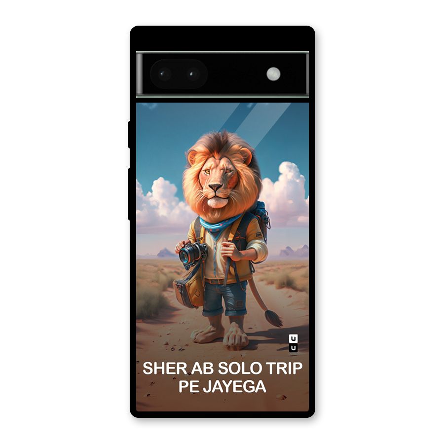 Sher Solo Trip Glass Back Case for Google Pixel 6a