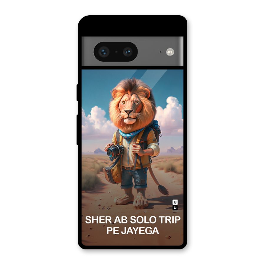 Sher Solo Trip Glass Back Case for Google Pixel 7