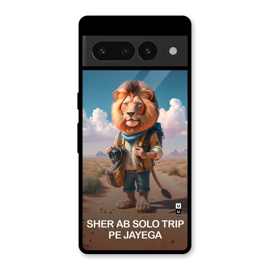 Sher Solo Trip Glass Back Case for Google Pixel 7 Pro