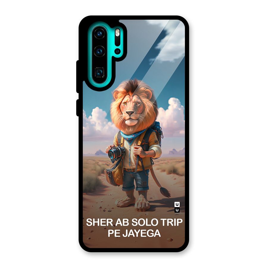 Sher Solo Trip Glass Back Case for Huawei P30 Pro