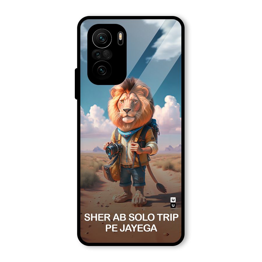 Sher Solo Trip Glass Back Case for Mi 11X Pro