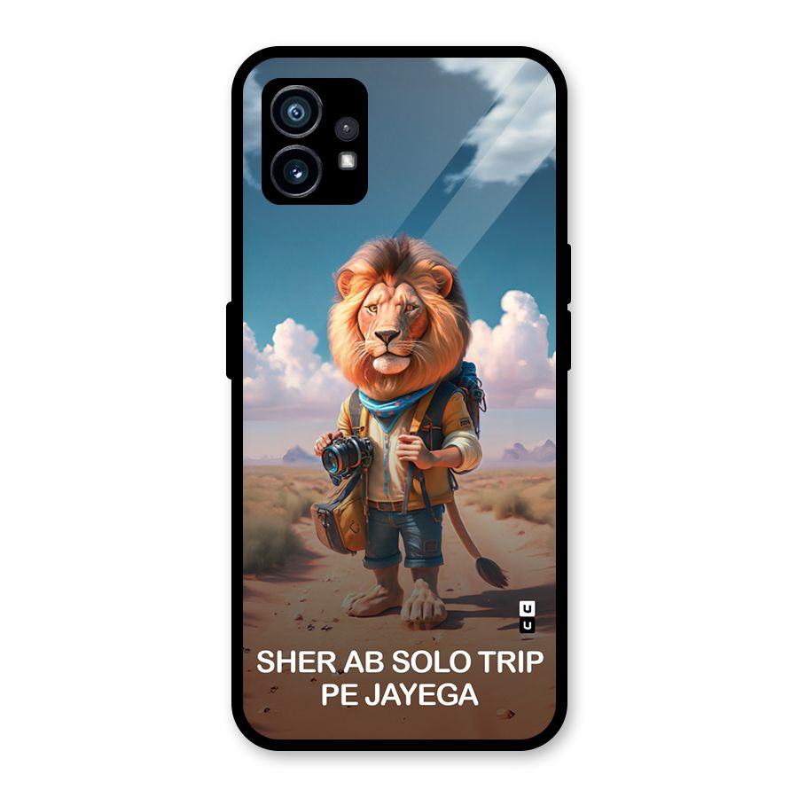 Sher Solo Trip Glass Back Case for Nothing Phone 1