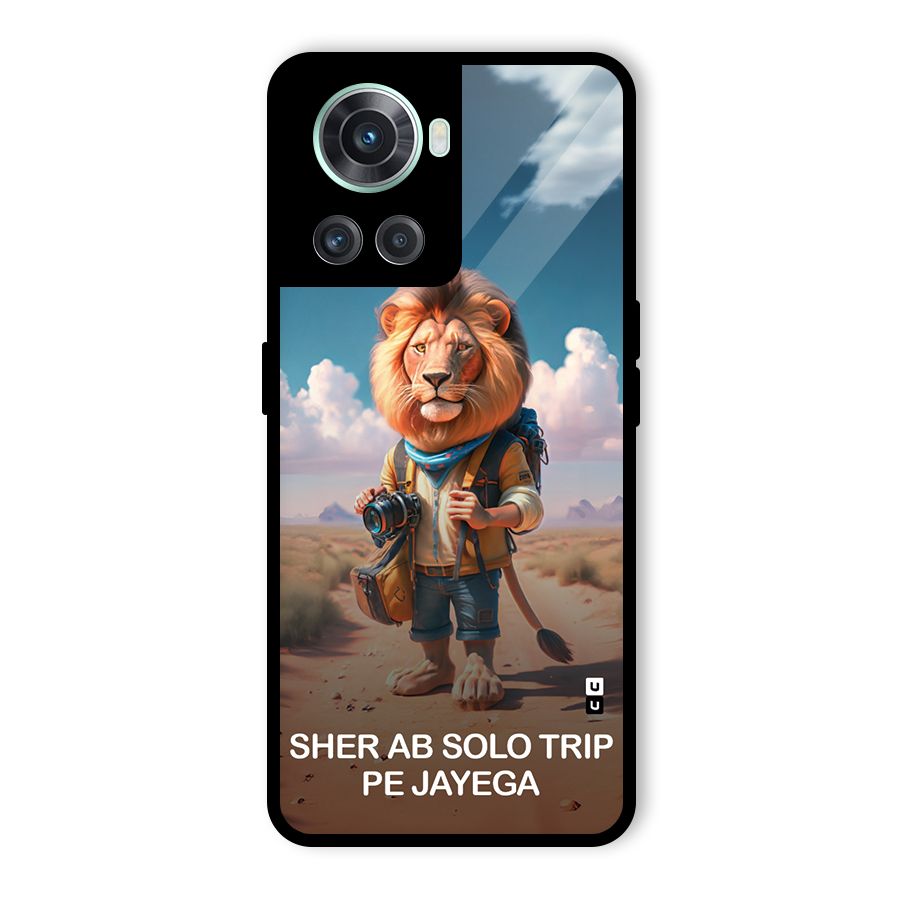 Sher Solo Trip Glass Back Case for OnePlus 10R