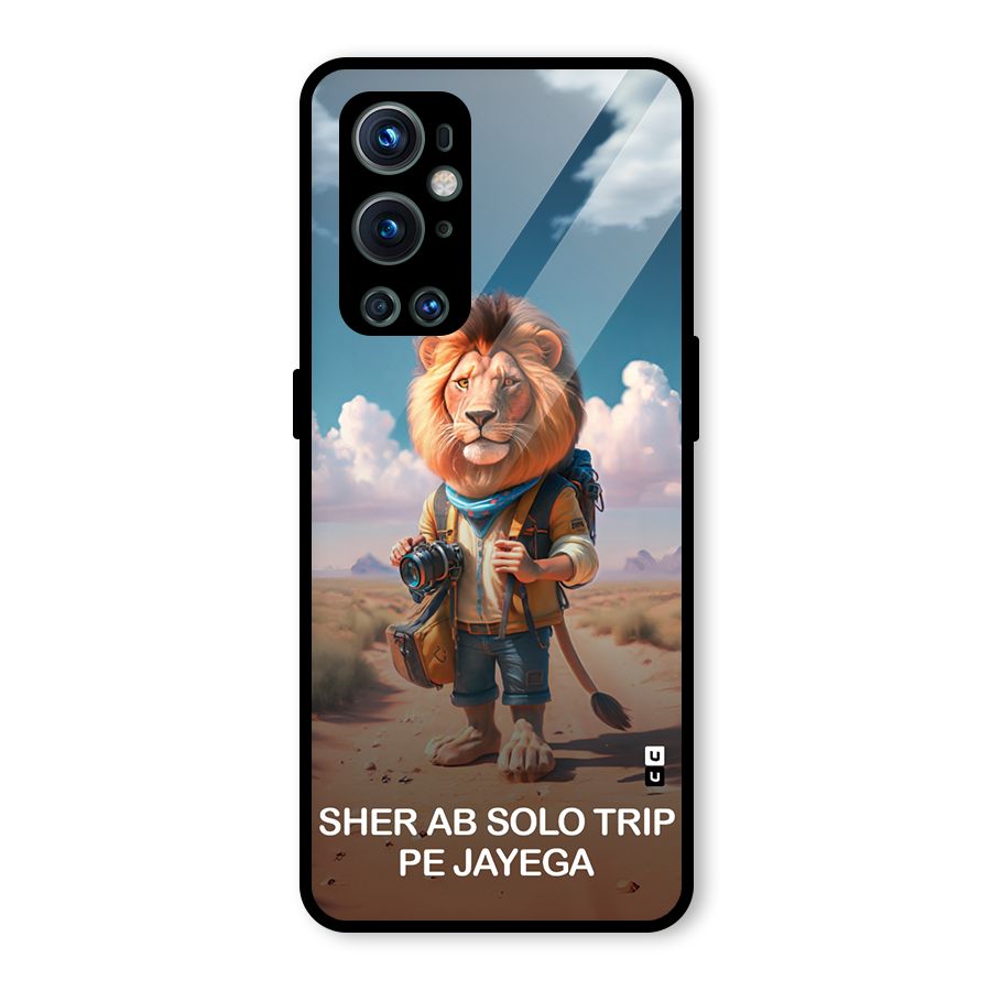 Sher Solo Trip Glass Back Case for OnePlus 9 Pro