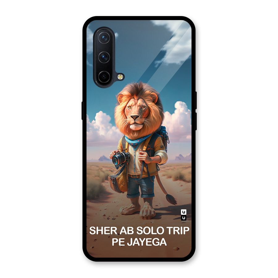 Sher Solo Trip Glass Back Case for OnePlus Nord CE 5G