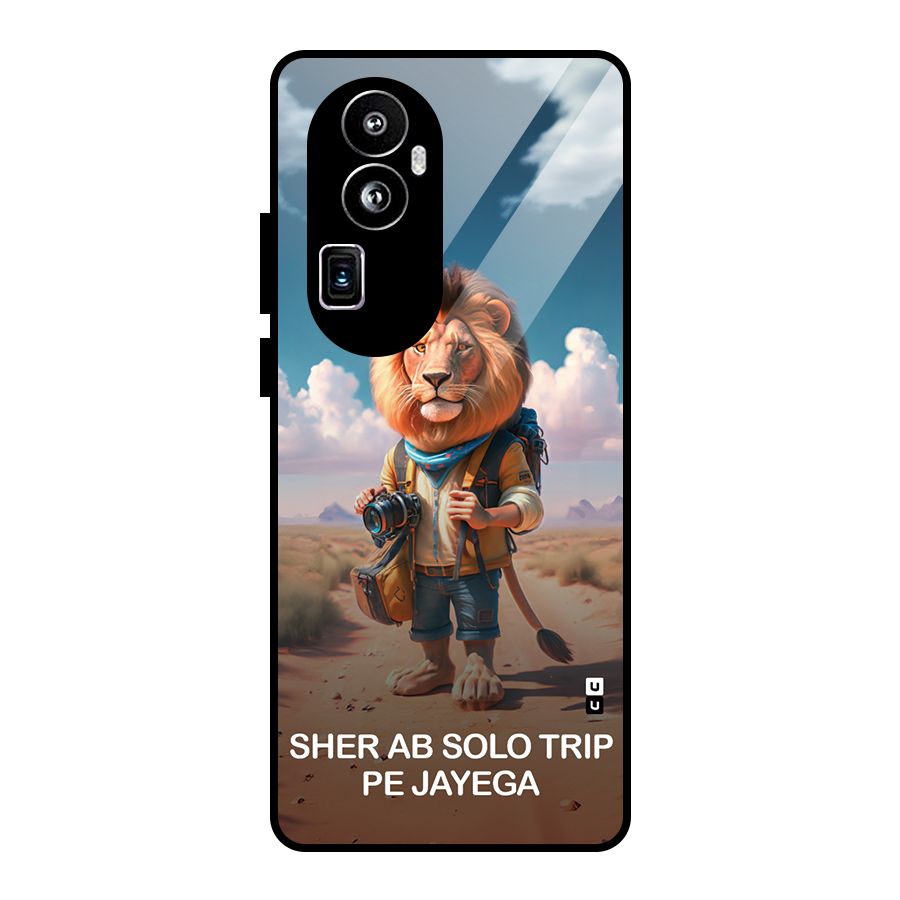 Sher Solo Trip Glass Back Case for Oppo Reno10 Pro Plus