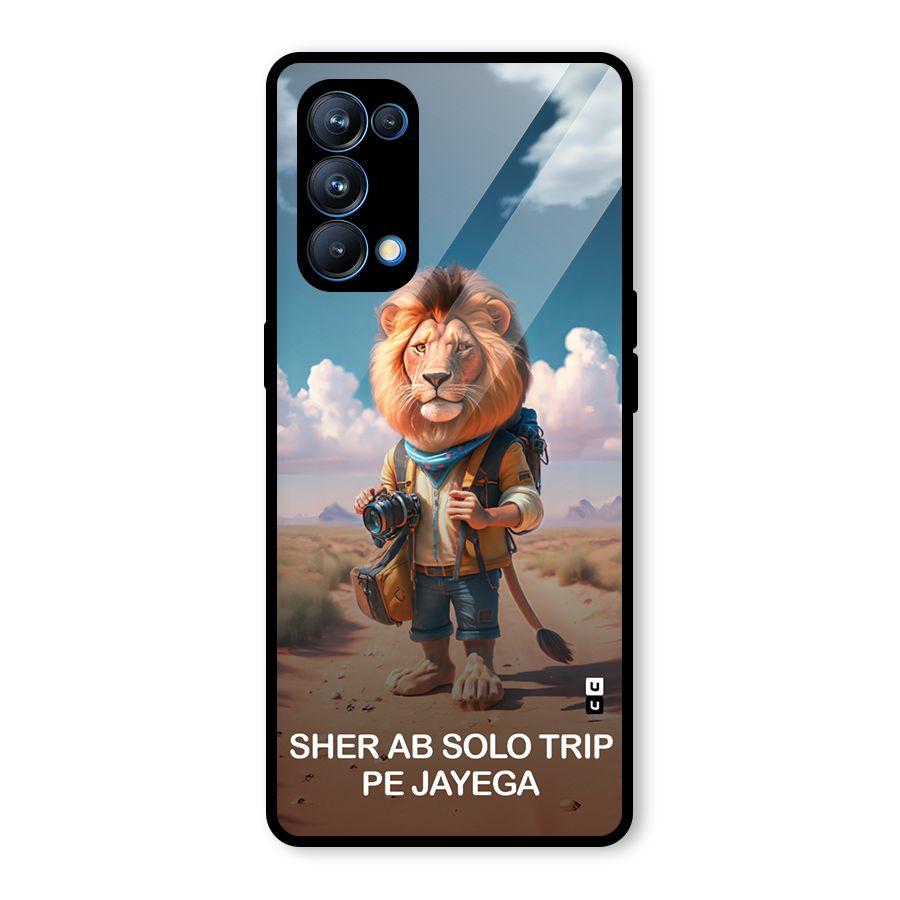 Sher Solo Trip Glass Back Case for Oppo Reno5 Pro 5G