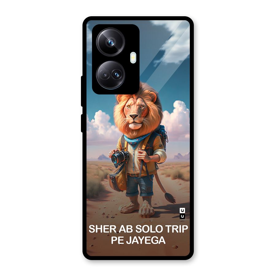 Sher Solo Trip Glass Back Case for Realme 10 Pro Plus