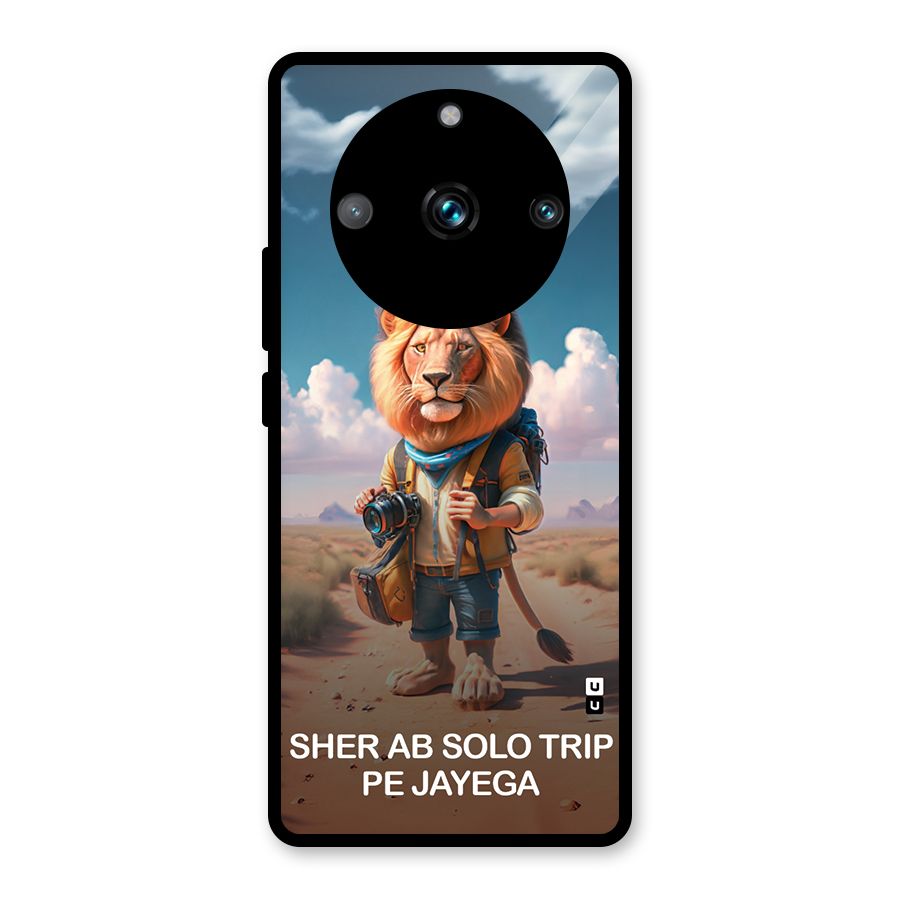 Sher Solo Trip Glass Back Case for Realme 11 Pro Plus