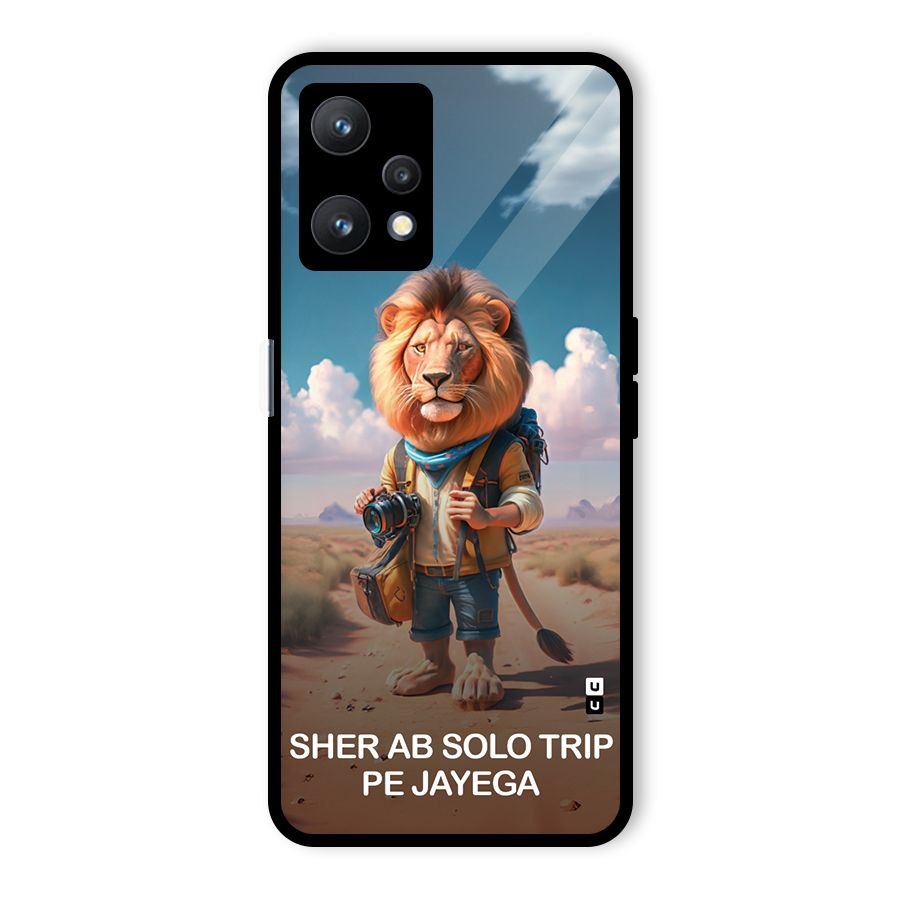 Sher Solo Trip Glass Back Case for Realme 9 Pro 5G
