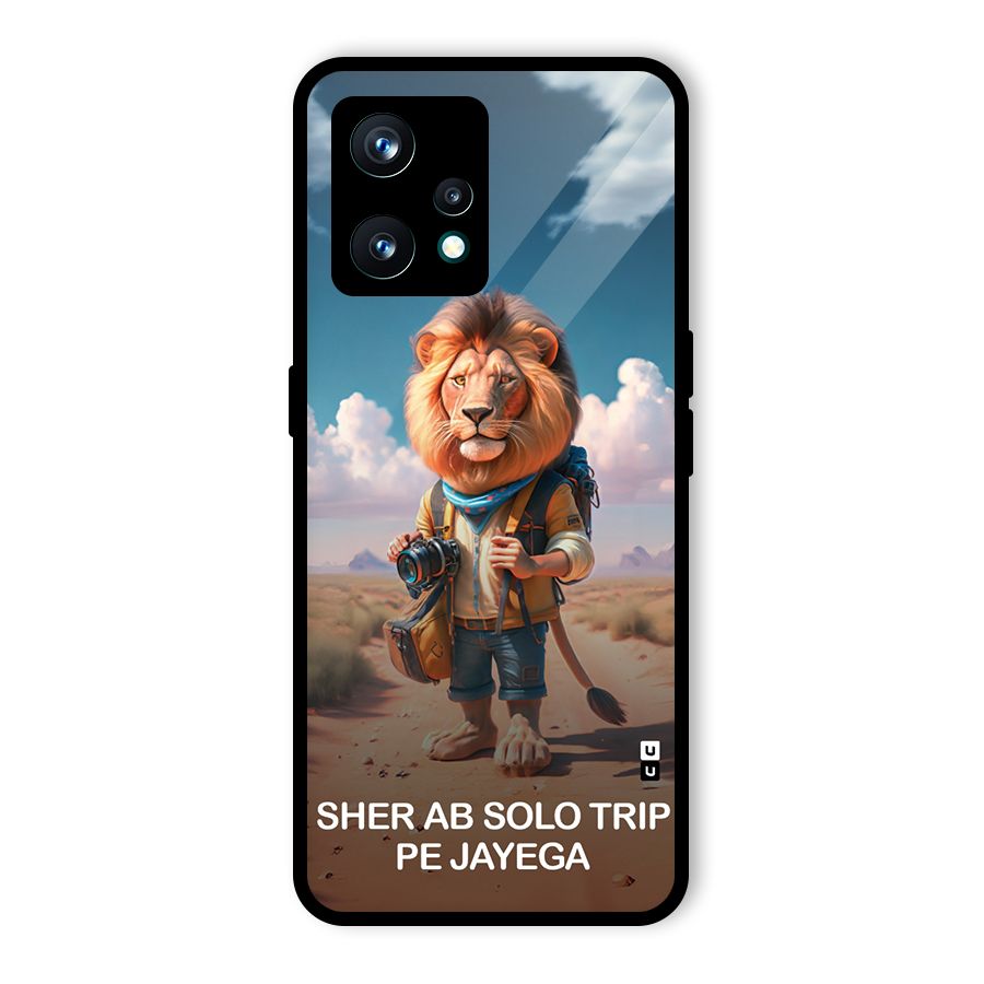 Sher Solo Trip Glass Back Case for Realme 9 Pro Plus 5G