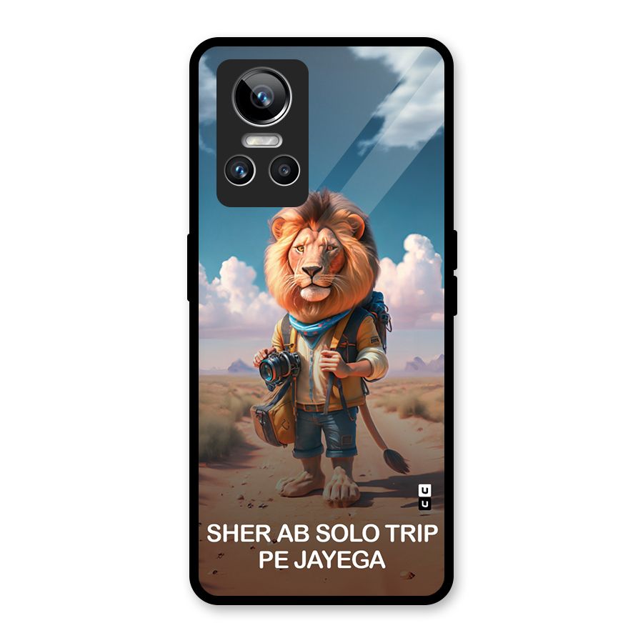 Sher Solo Trip Glass Back Case for Realme GT Neo 3