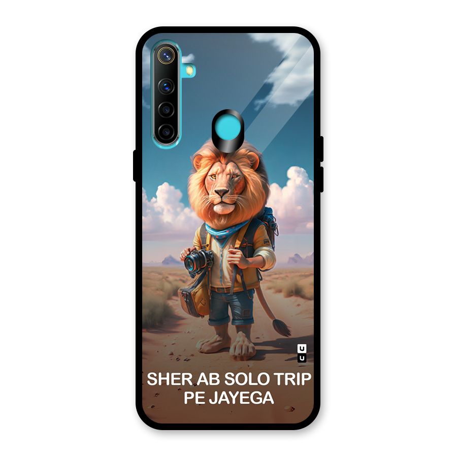 Sher Solo Trip Glass Back Case for Realme Narzo 10