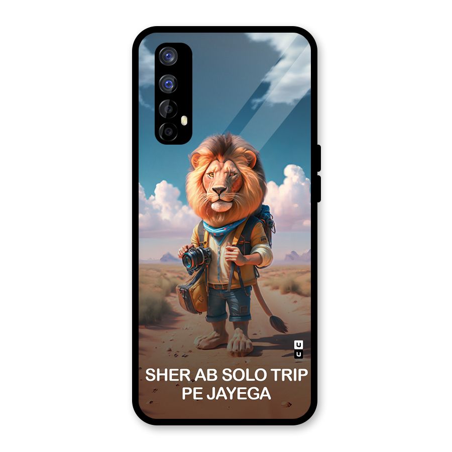 Sher Solo Trip Glass Back Case for Realme Narzo 20 Pro