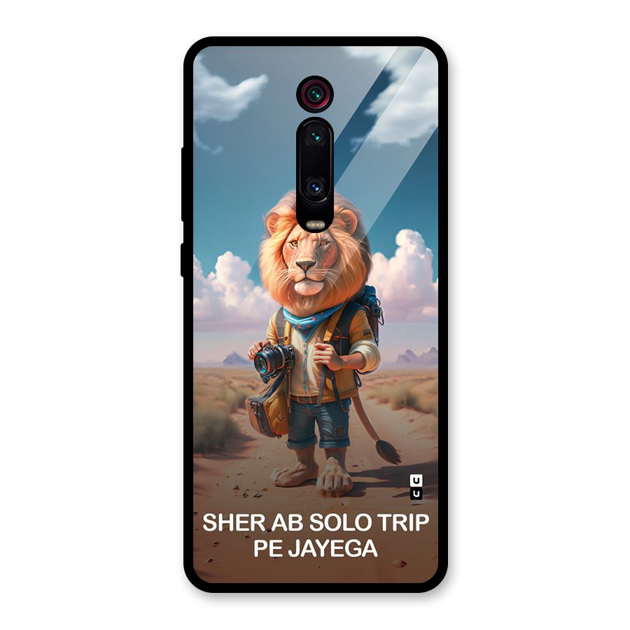 Sher Solo Trip Glass Back Case for Redmi K20