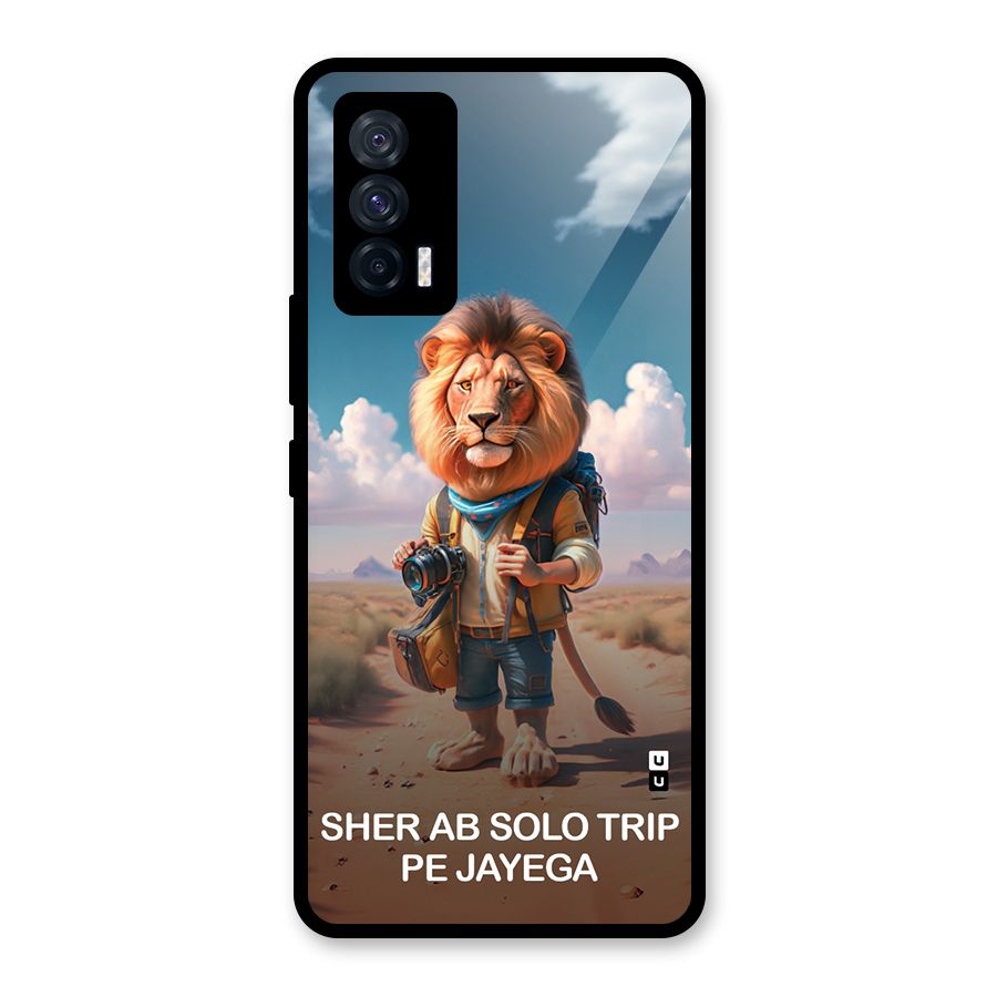 Sher Solo Trip Glass Back Case for Vivo iQOO 7 5G