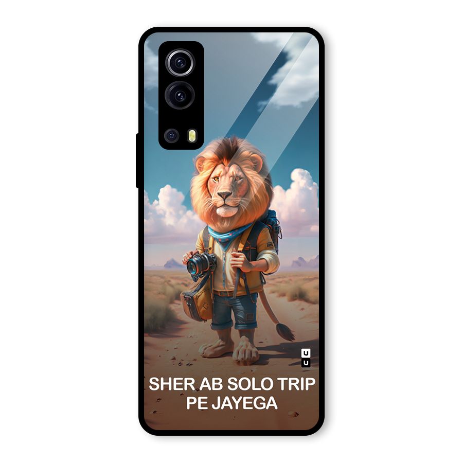 Sher Solo Trip Glass Back Case for Vivo iQOO Z3