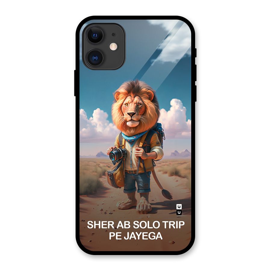 Sher Solo Trip Glass Back Case for iPhone 11