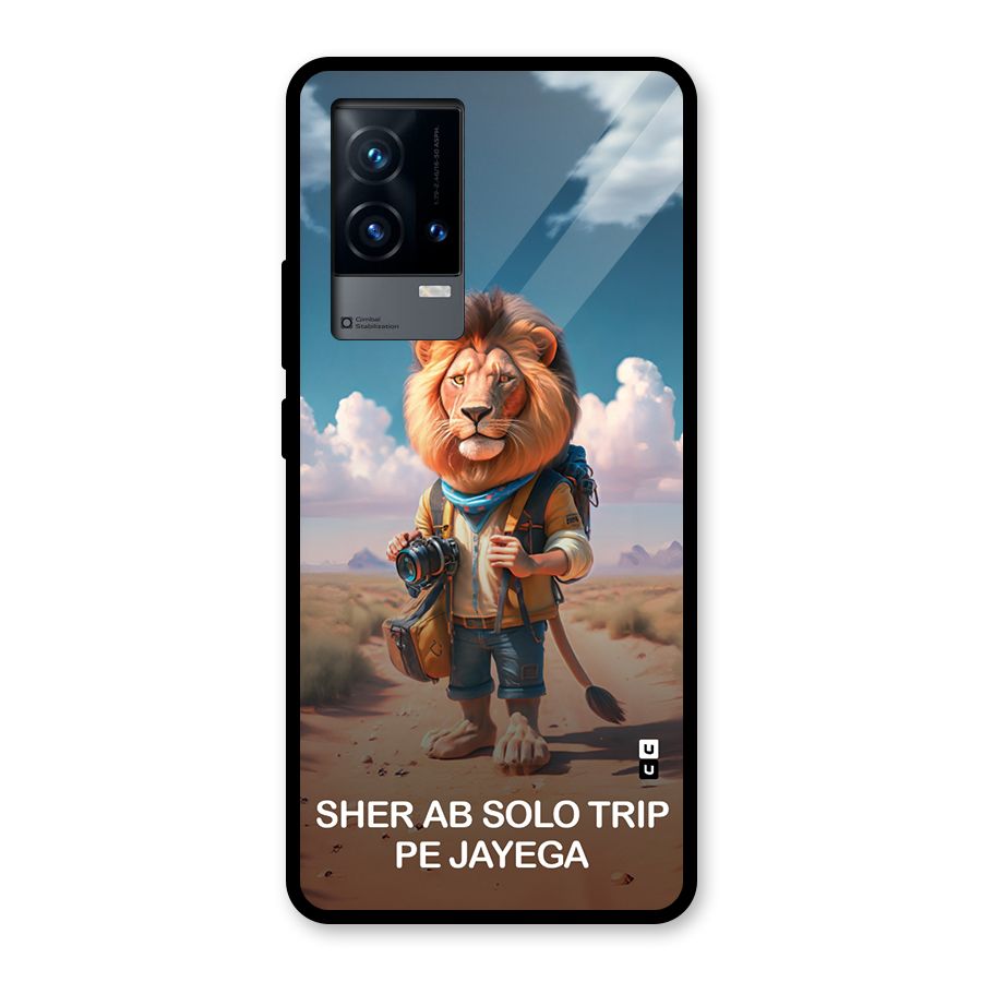 Sher Solo Trip Glass Back Case for iQOO 9 5G