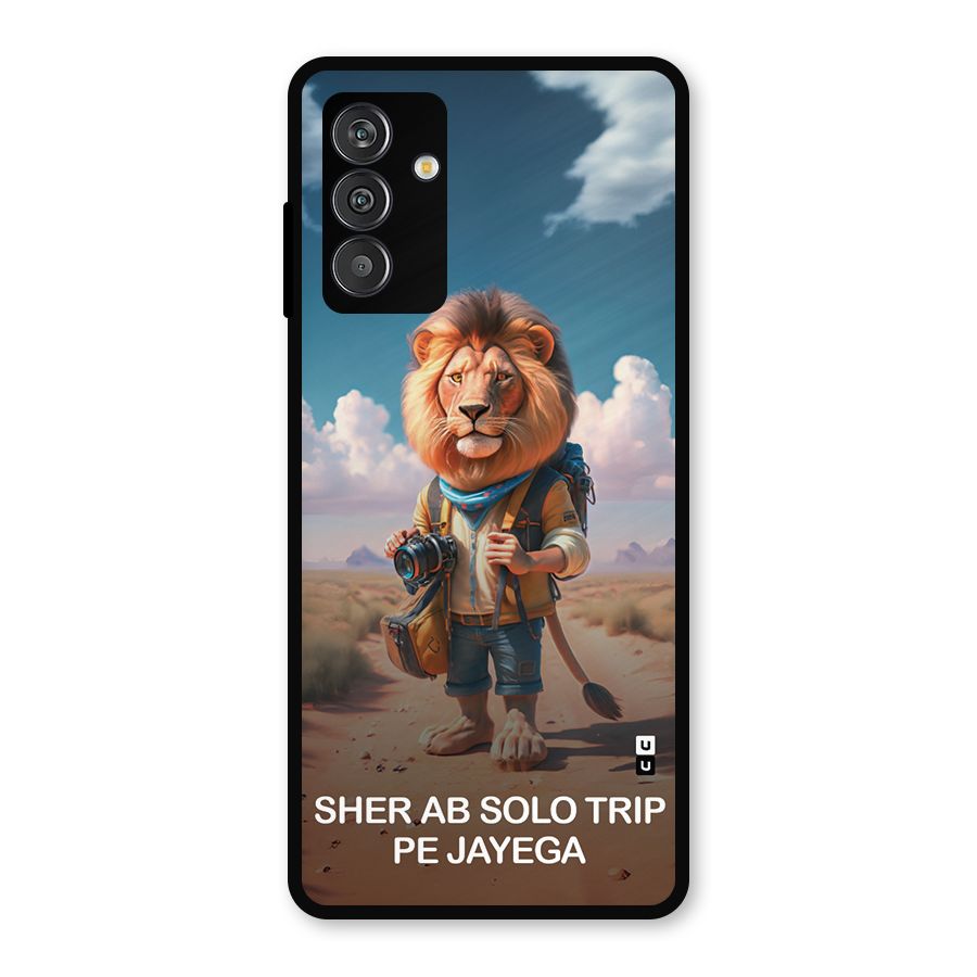 Sher Solo Trip Metal Back Case for Galaxy F13