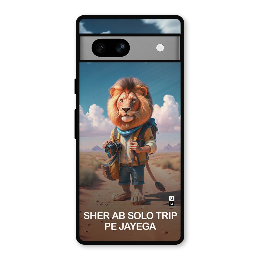 Sher Solo Trip Metal Back Case for Google Pixel 7a