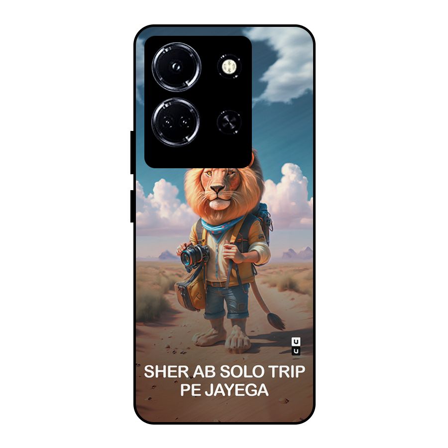 Sher Solo Trip Metal Back Case for Infinix Note 30 5G