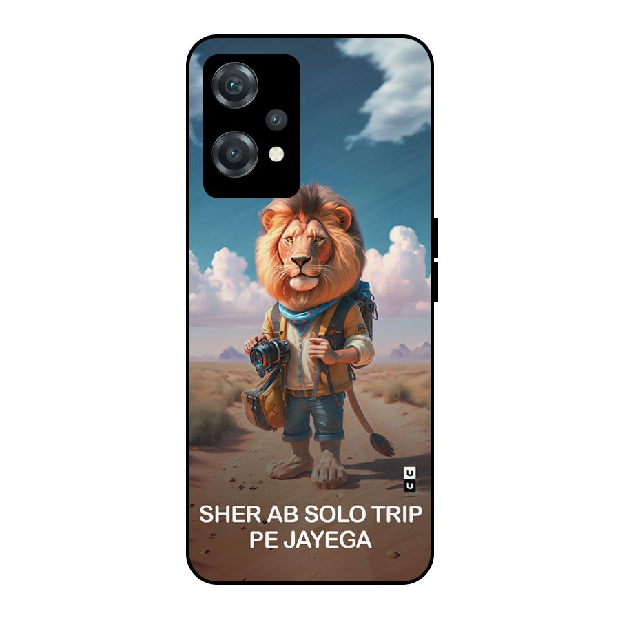 Sher Solo Trip Metal Back Case for OnePlus Nord CE 2 Lite 5G