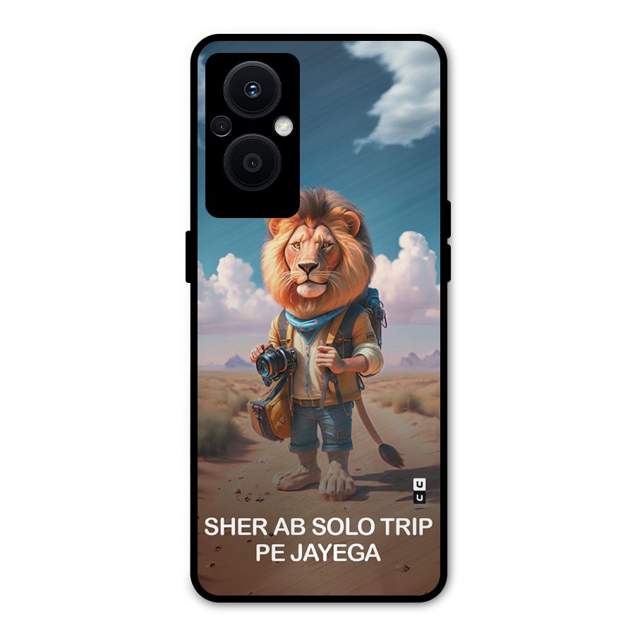 Sher Solo Trip Metal Back Case for Oppo F21s Pro 5G