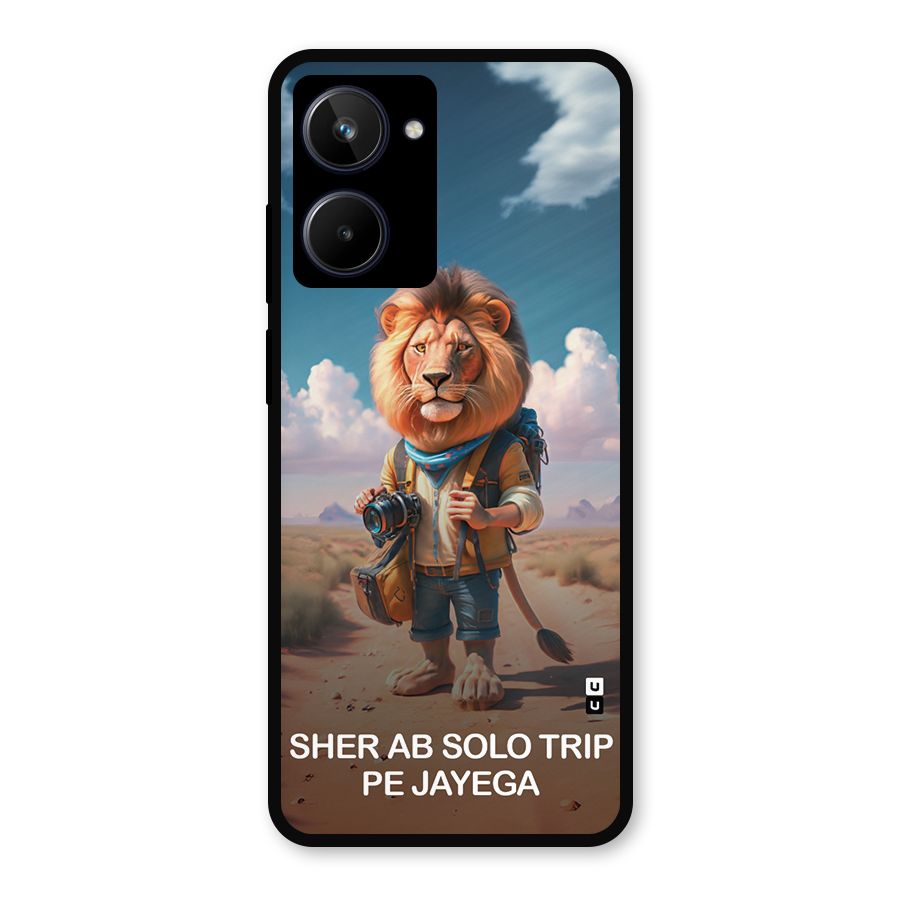 Sher Solo Trip Metal Back Case for Realme 10