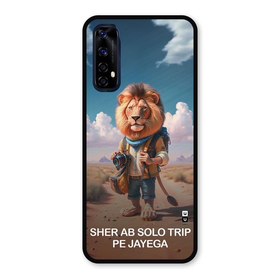 Sher Solo Trip Metal Back Case for Realme Narzo 20 Pro